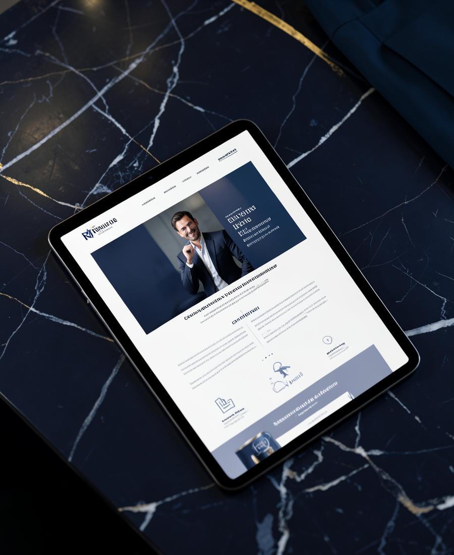 Ejemplo de página web para un profesional independiente