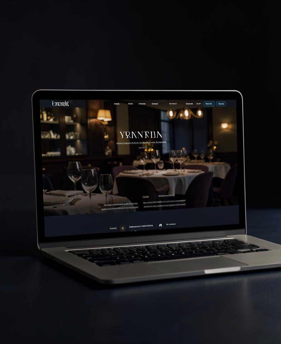Ejemplo de página web premium para un restaurante